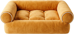 Диван-лежак для собак Inspire TMPB013 70 x 50 x 15 см Gold (TMPB013-gold)