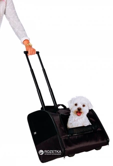 Сумка-переноска на колесах Trixie Trolley Elegance до 10 кг 45 х 41 x 31 см до 7 кг Чорна (4011905028811)