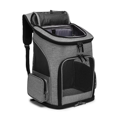 Voyagerpet Портативна дорожня сумка-рюкзак для собак і кішок Voyager Pet VB16007, Сірий