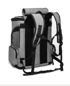 Voyagerpet Портативна дорожня сумка-рюкзак для собак і кішок Voyager Pet VB16007, Сірий