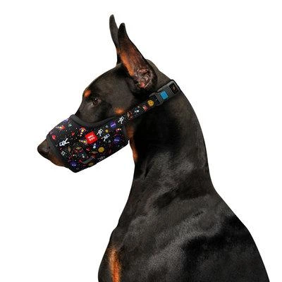 Намордник для собак Collar WAUDOG Nylon малюнок NASA №1 14-20см