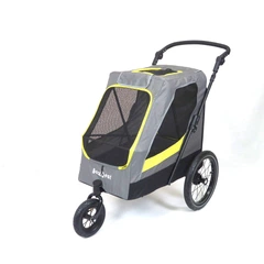 Luposan Коляска для домашніх тварин (до 35 кг) Bestopet (Люпосанчик) BS-RL-02 Grey зі знімним столиком для грумінгу