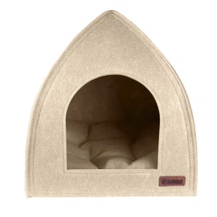 Hi Dog Будиночок ПАЛАТКА HiDOG для собаки або кота 35х35х36см XS бежевий (2551)