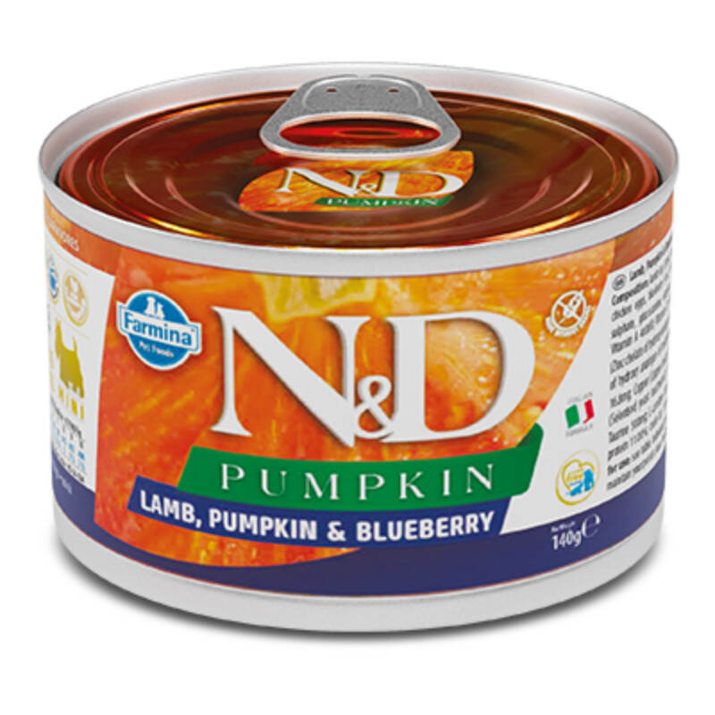 Farmina Препарат Фармина N&amp;amp;D Pumpkin з ягня рослинного походження (овочі, бобові та фрукти) для дорослих собак мініатюрних порід