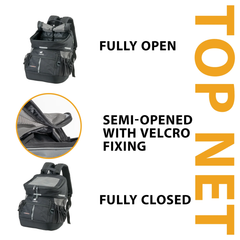 Рюкзак для маленьких собак та котів Ferplast Voyager Backpack 400 33х23х41 см Чорний (85736417)