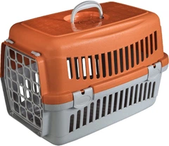 Переноска для котів та собак Animall CNR-102 48.5х32.5х32.5 см Сіро-жовтогаряча (2000981202460)