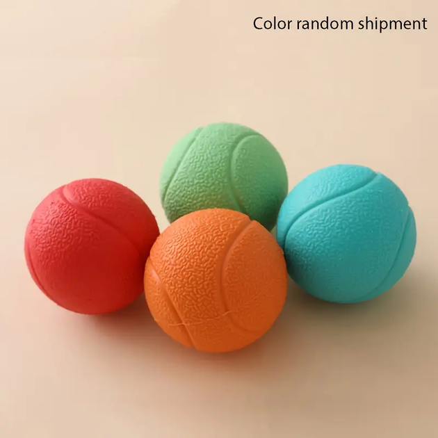 Малий баскетбольний м'яч для собак зі звуком Bonny TPR Pet Teething Dog Chew Toy, S Помаранчевий