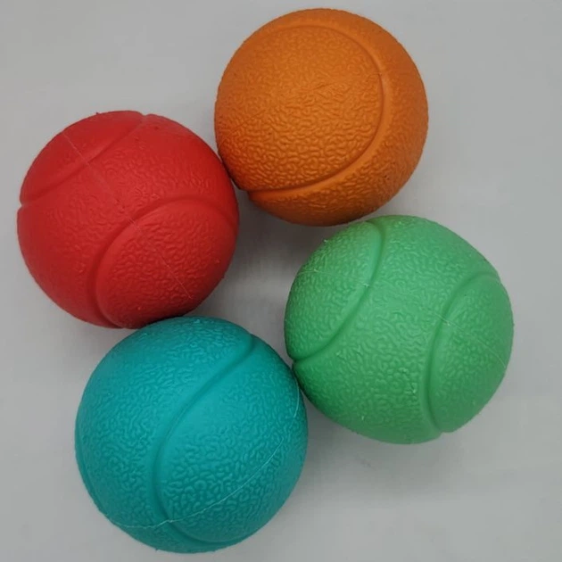 Малий баскетбольний м'яч для собак зі звуком Bonny TPR Pet Teething Dog Chew Toy, S Помаранчевий