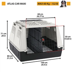 Переноска для собак та кішок Ferplast Atlas Car MAXI 100х80х71 см (73110021)