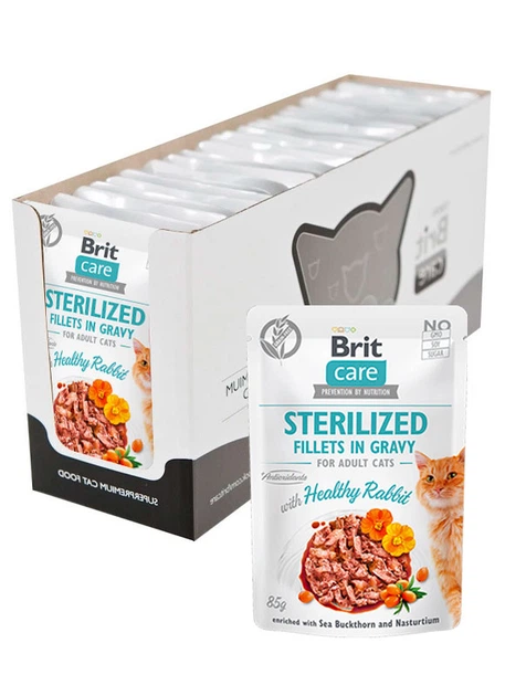 Brit Care Вологий корм (шматочки в соусі)
