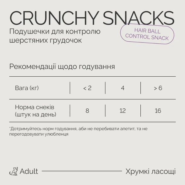 Savory Ласощі Хрусткі подушечки виведення
