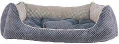 Лежак для кішок і собак Фортнокс FX home Armando Grey 63 х 46 х 15 см Сірий (2820000013378)