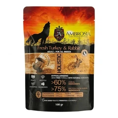 Ambrosia Grain Free Dog Adult Sensitive Fresh Turkey & Rabbit - Сухий беззерновий корм зі свіжою індичкою та кроликом для дорослих собак