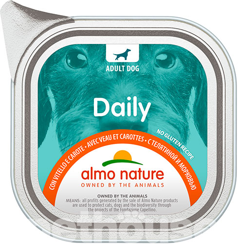 Almo Nature Корм з м'ясо та м'ясні субпродукти телятина для дорослих собак