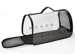 Сумка для перенесення домашніх тварин CosmoPet CP-10L 50х25х27см White-Black (3_06096)