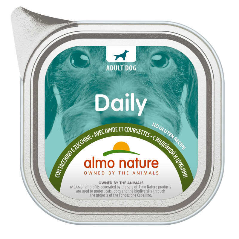 Almo Nature Корм з м'ясо та м'ясні субпродукти індичка для дорослих собак