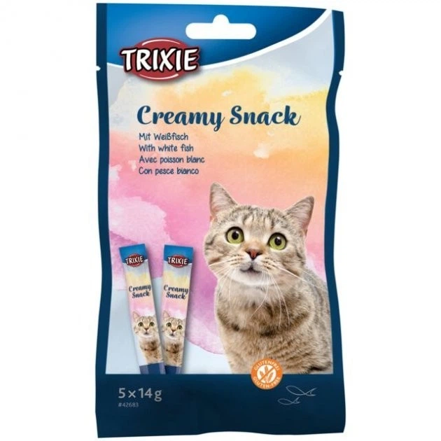 Trixie Ласощі кошек Creamy белой