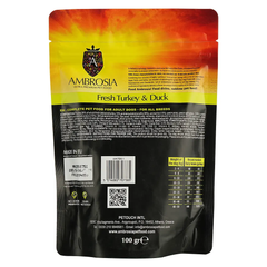 Ambrosia Grain Free Dog Adult Fresh Turkey & Duck - Сухий беззерновий корм зі свіжою індичкою та качкою для дорослих собак