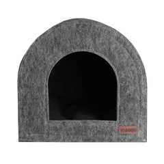 Hi Dog Будиночок ХАТКА HiDOG для собаки або кота 70х70х70см XL сірий (2542)