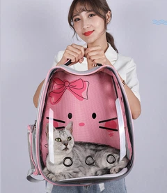 Рюкзак для перенесення тварин CosmoPet CP-103 28х34х40см Рожевий (JDT-0848105)