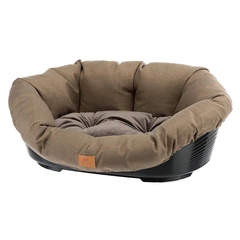 Лежак для собак та котів Ferplast Sоfа' Tweed 2 52х39х21 см Коричневий (83790212)