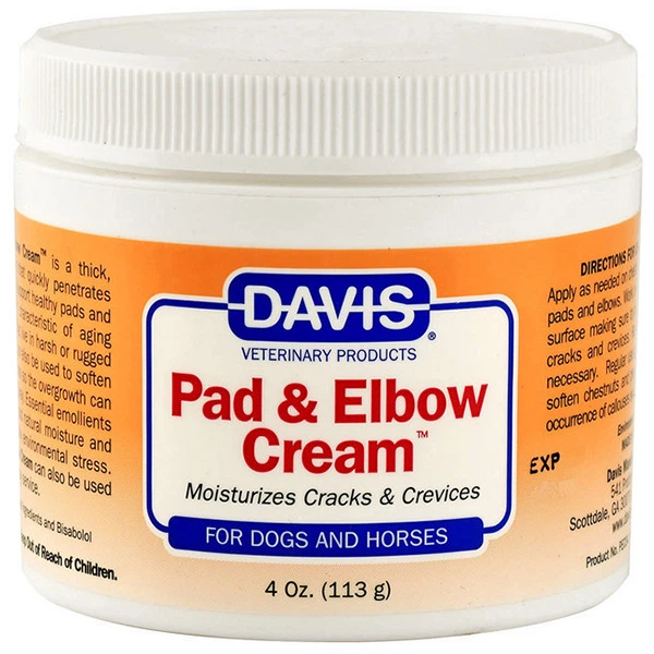 Davis Pad Elbow Cream загоюючий крем для лап і ліктів собак і коней, 113 мл