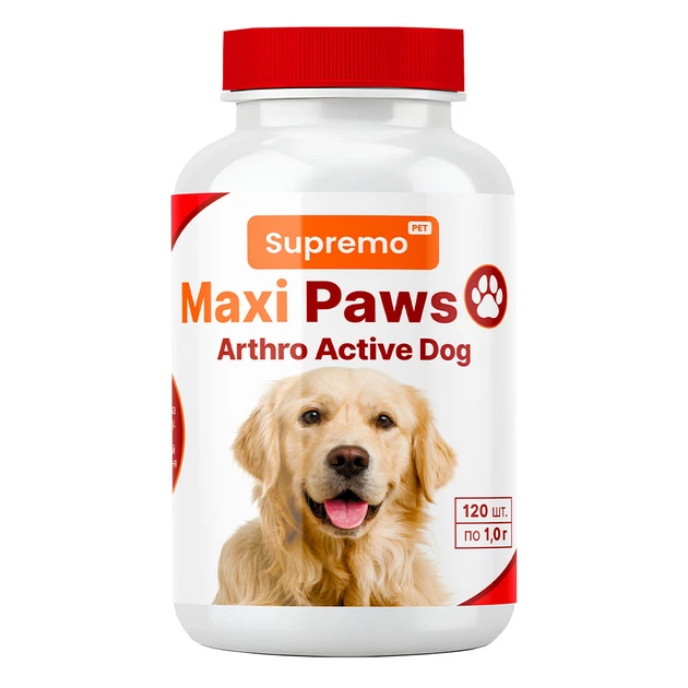 Supremo Добавка MAXI PAWS артро для собак великих порід