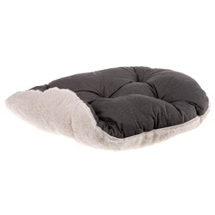 Подушка для собак та котів Ferplast Relax F 45/2 зі штучним хутром сіра 43x30 см 82045097