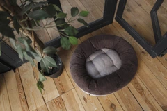 Лежак для собак Harley and Cho Bagel Brown M 75x65 см (3700006)