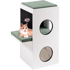 Будиночок для котів Ferplast Blanco 40х55х80 см з кігтеточкою (74057021)