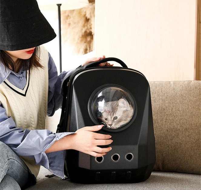 Рюкзак-перенесення для котів та собак 49x31x35 CosmoPet CP-62 Black
