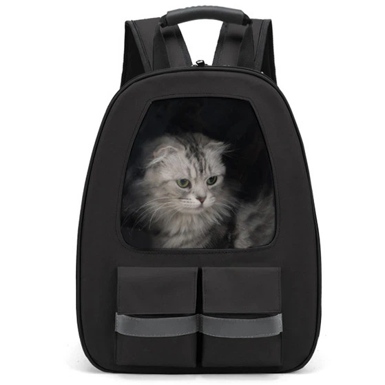 Рюкзак-переноска для котів та собак 41х32х19 CosmoPet CP-36 Black