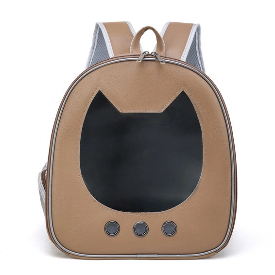 Рюкзак-переноска для кошек и собак 34х30х20 CosmoPet CP-35 Brown