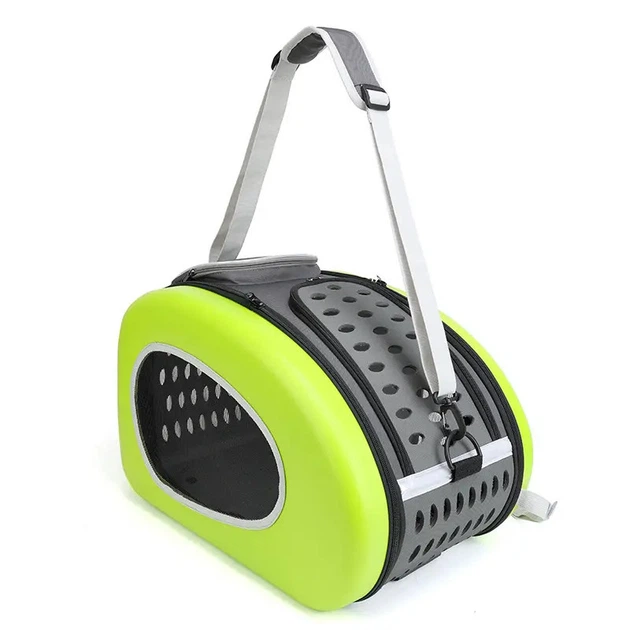 Сумка-переноска для котів та собак CosmoPet CP-49 50 x 32 x 36 см Зелений