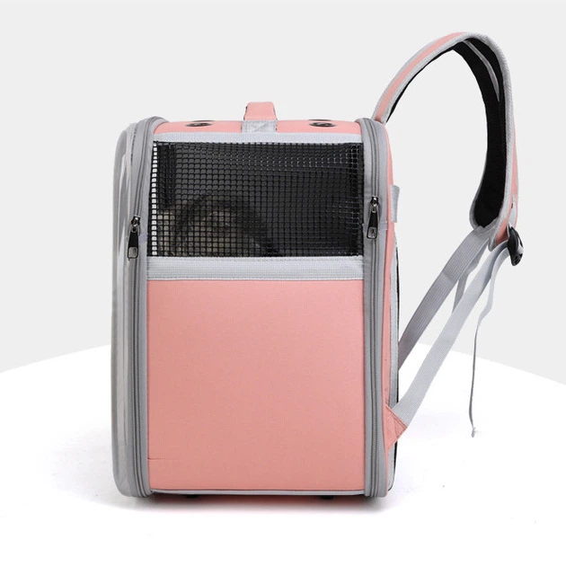 Рюкзак-переноска для котів та собак 40x30x28 CosmoPet CP-32 Pink