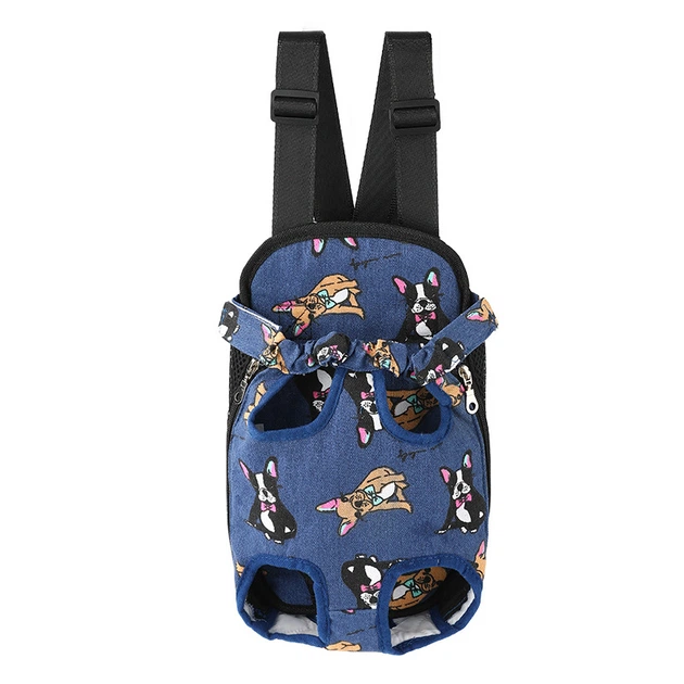 Рюкзак-кенгуру Lesko SY210814 Dogs Blue L для тварин переноска для тварин