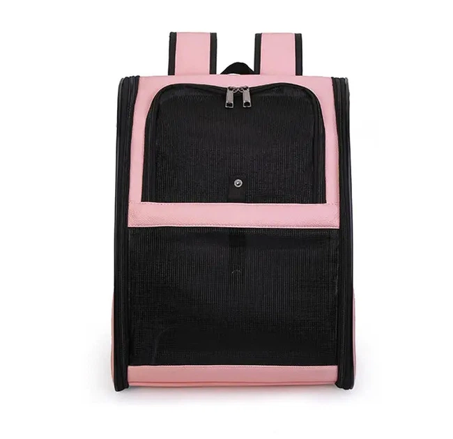 Рюкзак-переноска для котів і собак CosmoPet CP-27 53 x 23 x 27 см Рожевий
