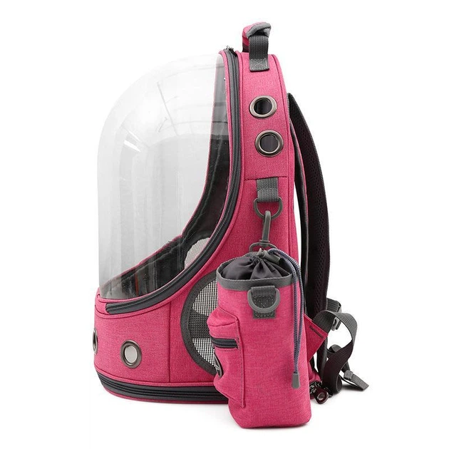 Рюкзак-переноска для котів та собак CosmoPet CP-33 41 x 20 x 30 см Рожевий