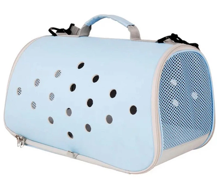 Сумка для перенесення котів та собак CosmoPet CP-12 44 x 25 x 28 см Синій