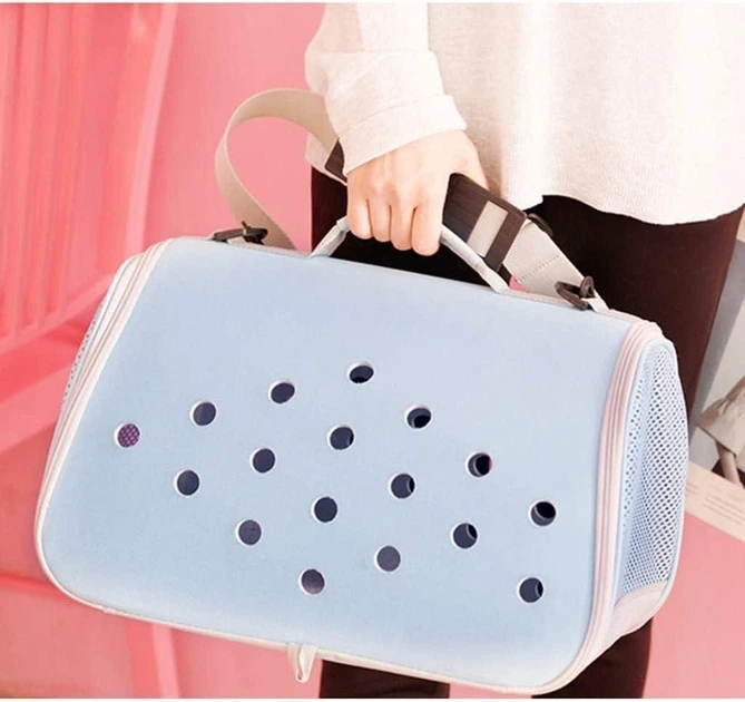 Сумка для перенесення котів та собак CosmoPet CP-12 44 x 25 x 28 см Синій