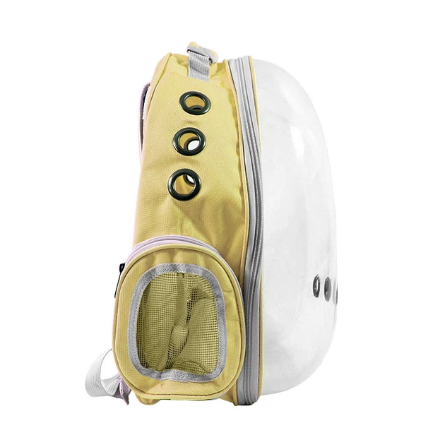 Рюкзак-переноска для кішок Taotaopets 253304 Panoramic Yellow