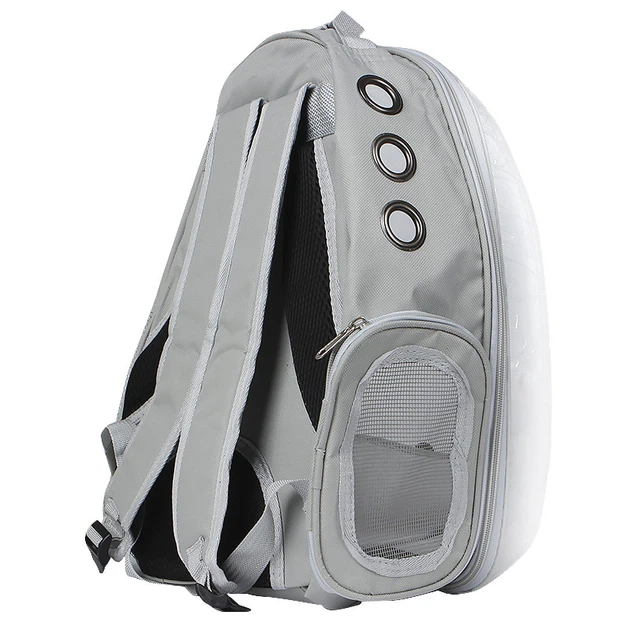 Рюкзак-переноска Taotaopets 252203 Panoramic Grey 35х25х42 см