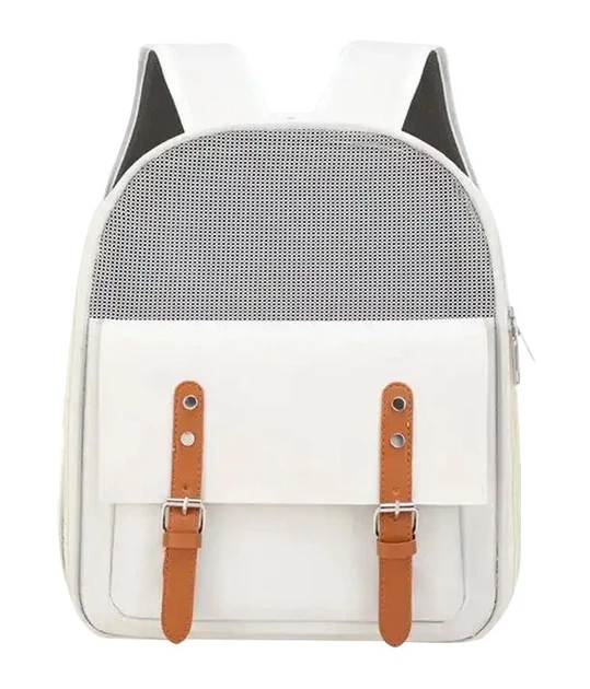 Рюкзак-переноска для котів та собак 40x33x23 CosmoPet CP-51 White