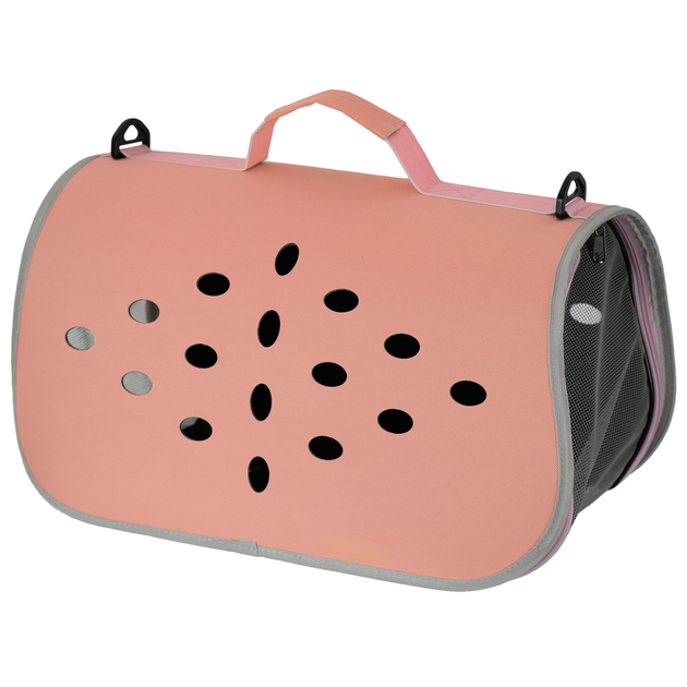 Сумка для перенесення котів та собак 48x26x25 см CosmoPet CP-12 Peach