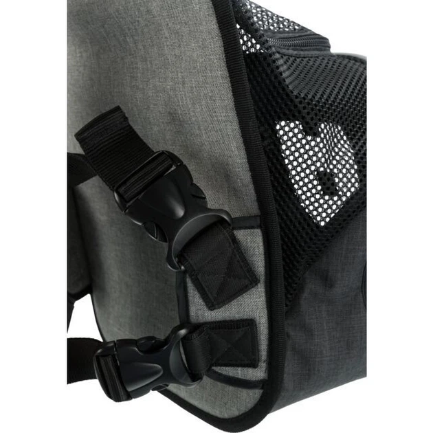 Рюкзак переноска "Savina Front Carrier" Trixie 30см × 33см × 26см до 10кг з поясним ременем TX-28941