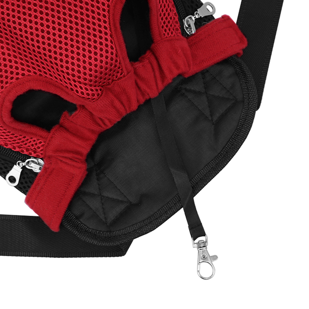 Рюкзак-кенгуру переноска для тварин Lesko SY210814 Red L