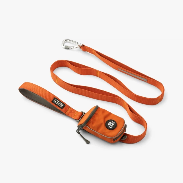 Повідець для собак з органайзером Dog Copenhagen Urban Trail Leash помаранчевий (L) 160 см