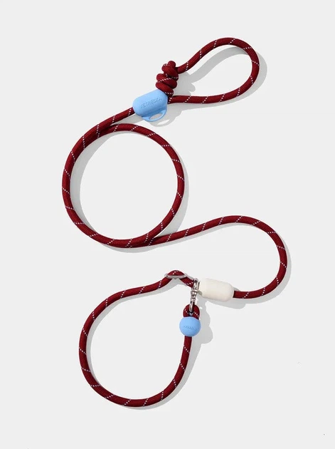 Повідець з нашийником для собак Vetreska - Mist and Merlot Hands-Free 135 - 249 см