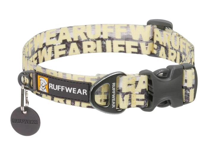Повсякденний нашийник для собак Ruffwear Front Range™ 28-36 см Сірий з жовтим