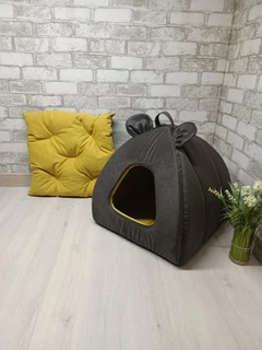 Animals joy Будинок для котів та собак Animals_joy Юрта XL 60*60 см(258)